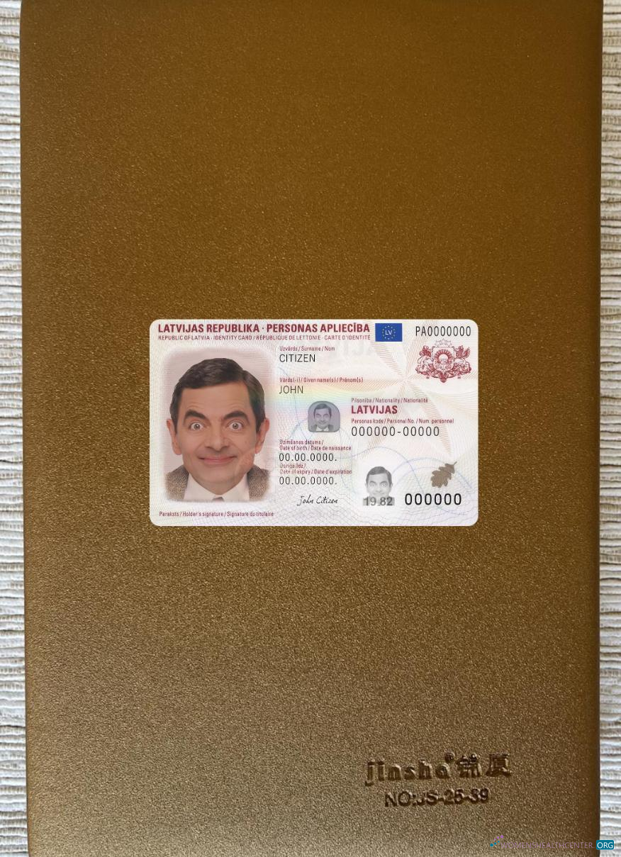 Download Latvia new ID card photolook front Photoshop template